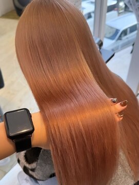 インク サカエ(inq sakae) ブリーチカラーオレンジブラウン