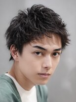 フィフス トウキョウ (fifth TOKYO)&nbsp;渋谷スパイキーパーマメンズカットスパイキーショートヘア30代