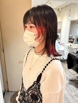 コマド(Comado)&nbsp;個性派デザイン×インナーレッド裾ブラック