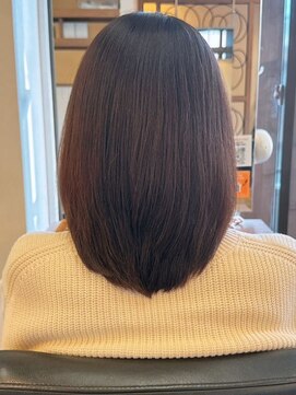 【89.カラー×髪質改善】縮毛矯正・白髪染め・ショートカット♪