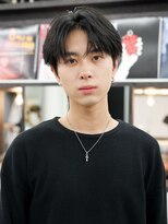 アンサー 渋谷(ANSWER)&nbsp;メンズシースルーセンターパートフェザーパーマ髪質改善縮毛矯正