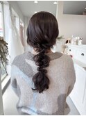 パープルカラー×アレンジ仕上げ(*´ω`*)