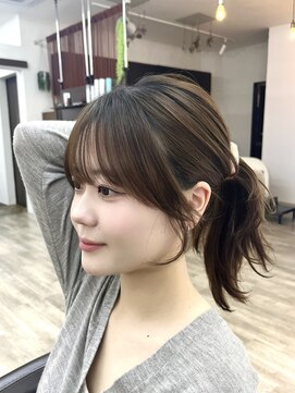 レイヤーカット/韓国ヘア/顔まわりカット @lucxia_tsubasa