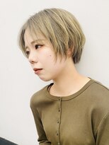 ドロップ(drop)&nbsp;シャンパンベージュショートカット2【表参道/青山　drop】