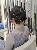 【参列ヘア】ツインヘアセット