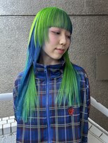 イエナ 渋谷(IENA)&nbsp;ミルクティーブロンドハッシュカット寒色デザインケアブリーチ