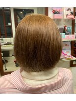 サロン ド シルク&nbsp;30代40代50代ショートボブショートカットウルフレイヤー朝楽
