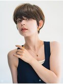 パリジェンヌ風マッシュショート　