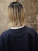マギーヘア(magiy hair)&nbsp;magiyhair/下北沢/nico/切りっぱなしボブ×ハイトーン×外はね