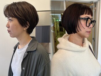 アンフェインド02(UNFEIGNED 02)の写真/ただ染めるだけじゃない。デザイン重視の白髪カバー♪[伏見/丸の内/ショート/ボブ/髪質改善/MEN'S/学割U24