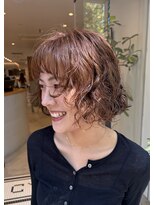シアン 矢場町店(CYAN.)&nbsp;海外の女の子っぽいくせ毛風ボブパーマ