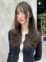 シティ オモテサンドウ(CITY omotesando) シースルーバング×顔まわりレイヤーロング