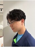 メンズ無造作パーマ