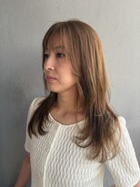 ジュノリコット 吉野店(Juno LICOT)&nbsp;レイヤーカット×シフォンベージュ