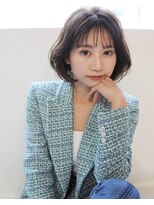 キングスベリー(Hair Relaxation King's Berry) 艶髪韓国風切りっぱなしボブグレージュ