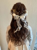 ラ シェンテ エイジア 川西(La Sente Aja)&nbsp;ハーフアップ/卒業式ヘア/結婚式ヘア