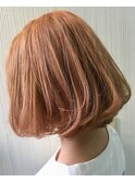【新宿TOMCAT】夏カラーダブルカラーニュアンスオレンジベージュ