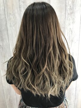 シエル 立川店(CIEL) 【CIEL原田】バレイヤージュカラー×ミルクティーカラー