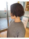 【FUDGE】癖毛パーマ風ボブ