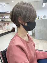 オウル(Owll) 【Owll】ハイトーンマッシュショート グレーベージュ