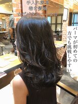 チョビー(Chobii)&nbsp;デジタルパーマロングヘアカタログゆるふわ透明感韓国風/栗原121