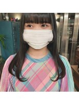 ギフトサニーサイド(gift sunny side)&nbsp;ぱつっとカット×ワンカールミディアム＊