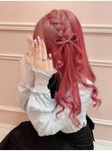 【ヘアセット】りぼんみたらしヘア 新宿歌舞伎町ヘアセット
