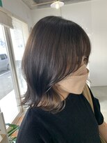 クレヴィア ヘア ビューティー(crevia hair beauty) 『可愛さup顔周りカット』＋ミルクティーインナーカラー◎