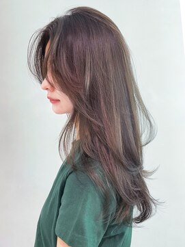 アイティーバイアルバム 藤沢店(IT by ALBUM) レイヤードオリーブ_ショコラアッシュヘルシースタイル_ba409351