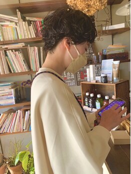 フクタ フロムヘアー(HUKUTA from hair)の写真/パーマのかけ方にこだわりあり!ダメージ少なく、持ちもいい!ナチュラルに可愛く仕上げてくれるスタイルに☆