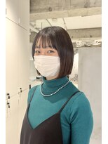 ラミ(L'ami)&nbsp;切りっぱなしボブ×結べるボブ20代30代