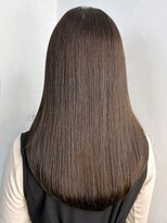 アイティーバイアルバム 八王子店(IT by ALBUM)&nbsp;髪質改善ブラウン_斜めバンググレージュカラー_ba422252