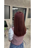 ブリーチなし☆レッドブラウン