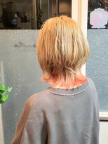 リベルタ(LIBERTA) ハイトーンベージュ＋オレンジ裾カラー
