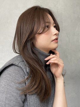 ノイ(noi) ミルクティーベージュカラーくびれヘアグレージュカラー韓国