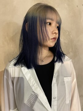 シーズ 栄(sea's) 姫カット×ルーツデザインカラー