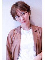 シック(Chic) ウルフマッシュ ブルーグレージュ カーキアッシュショートウルフ