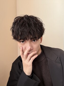 アレアル 広島並木通り店(ALEAR) メンズマッシュ/ツイストスパイラルパーマ/スパイラルパーマ