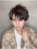 ソフトツーブロックナチュラルウルフ束感ミニウルフ