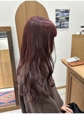ピンクブラウンカラー