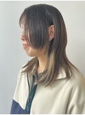 ウルフカット×ハイライト