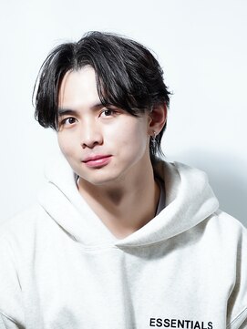 アルファ 新宿(alpha) 【alpha 新宿】フェザーパーマ×センターパート