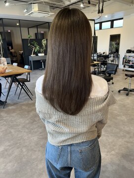 ナンバー(number+) 透明感カラー★ダブルカラーグレージュ