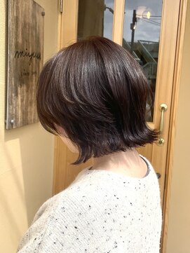 ミュー(miyuu) “韓国風くびれレイヤーボブスタイル