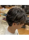 メッシュ×パーマ