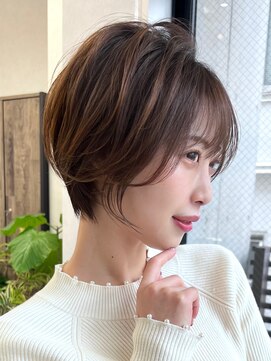 アンス 大阪梅田(ANs.) ★大人可愛いショートボブ レイヤーショートボブ