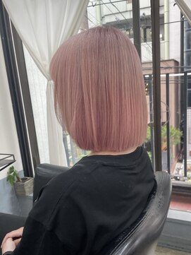 エシカ(ethica) [ethica_南船場】コーラルピンク×ナチュラルボブ