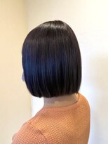 ユーカナヤマ(u Kanayama)&nbsp;艶髪暗めパープルボブ