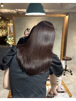 アイノアシェール 西宮(AInoa Cher) 【極上の髪質改善】プレミアムカラーエステ/艶髪/ボルドーカラー