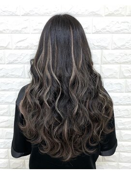 フィーネ つくば(Fi-Ne) プルエクステ デザインカラー 韓国ヘア レイヤーカット